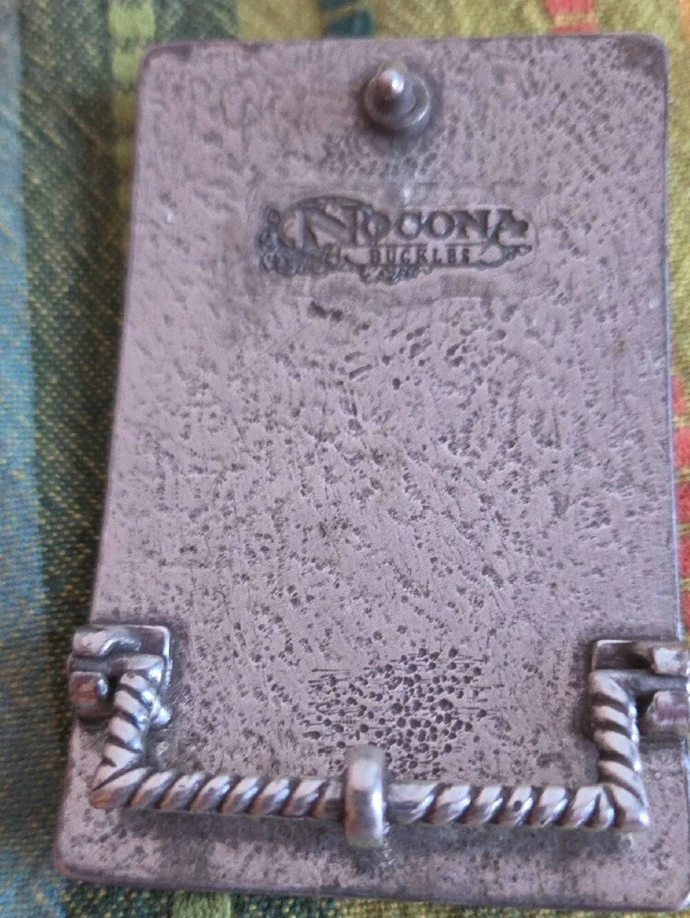 Turquoise Stone Cross Belt Buckle for Men